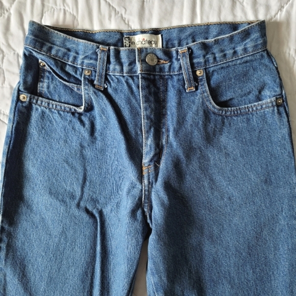 2/$40 🍩 Vintage Y2K Le Château Flare Leg Jeans - Picture 3 of 10